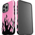 Pink Flames iPhone 15 Pro Impact Case